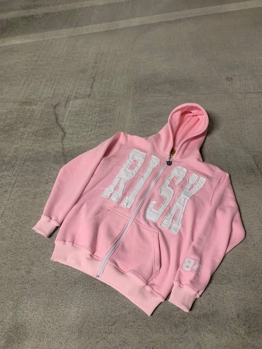Pink "Risk.84" ZipUp